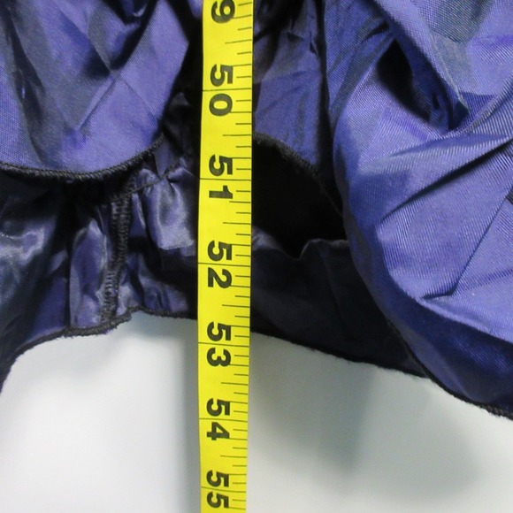 Lee Andersen Asymmetric Maxi Dress S Purple Ruffle Whimsigoth Lagenlook 254 - Picture 8 of 9